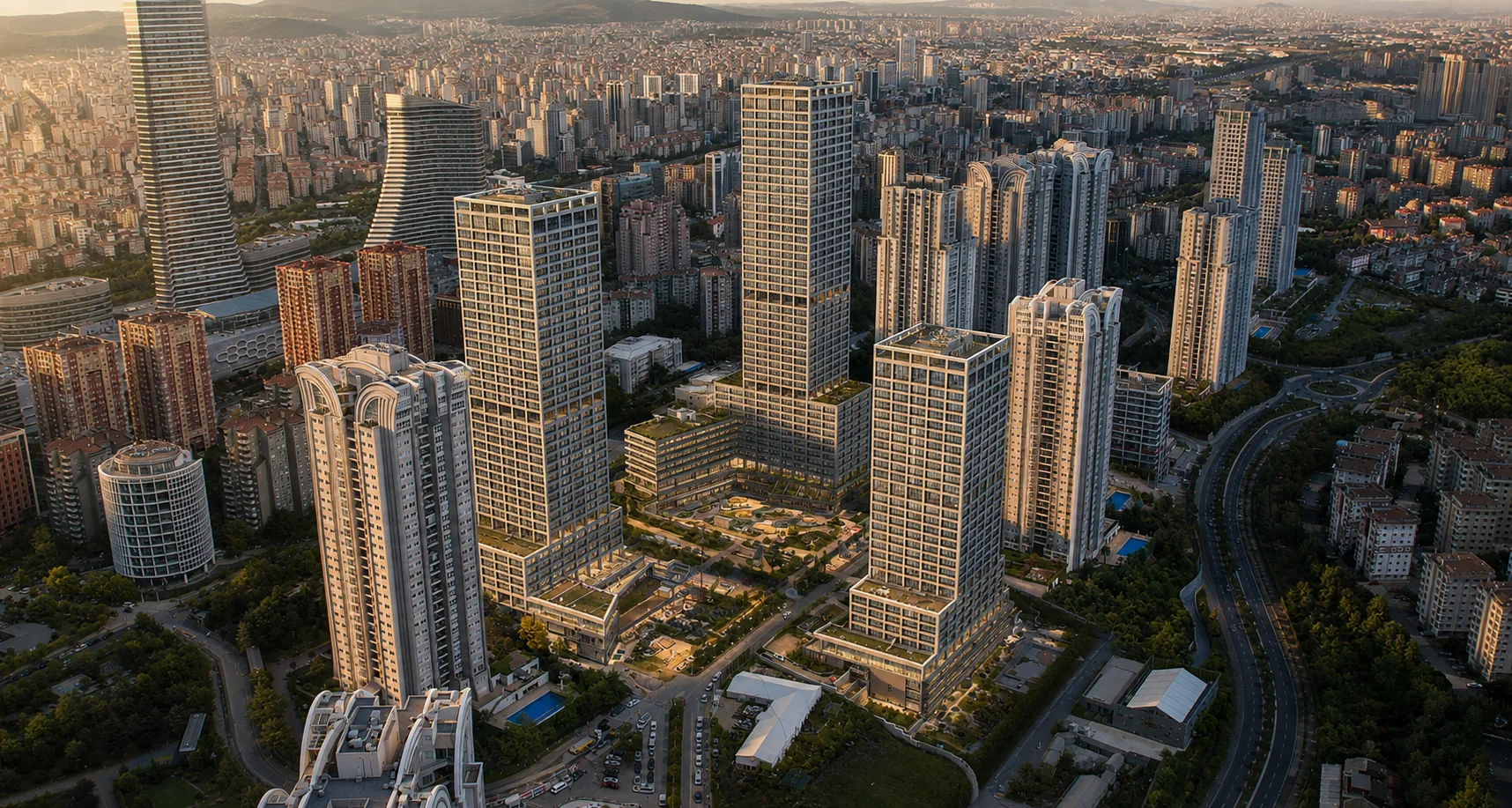Ataşehir Modern hava görünüşü
